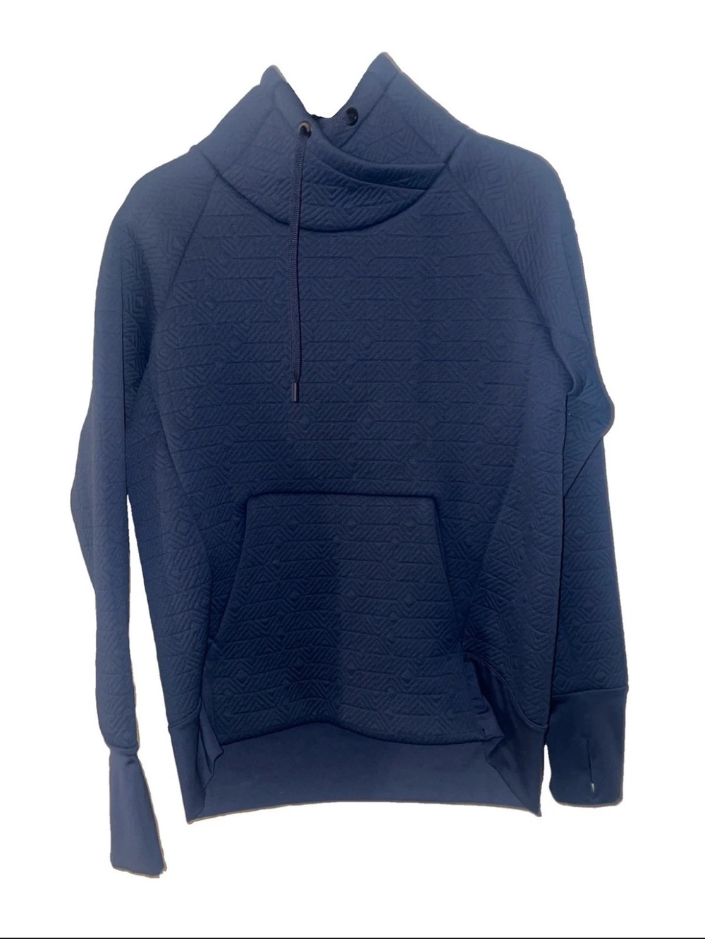 Athleta Navy Jaquard Elevation Quilted Pullover Women’s Size xs heavy duty